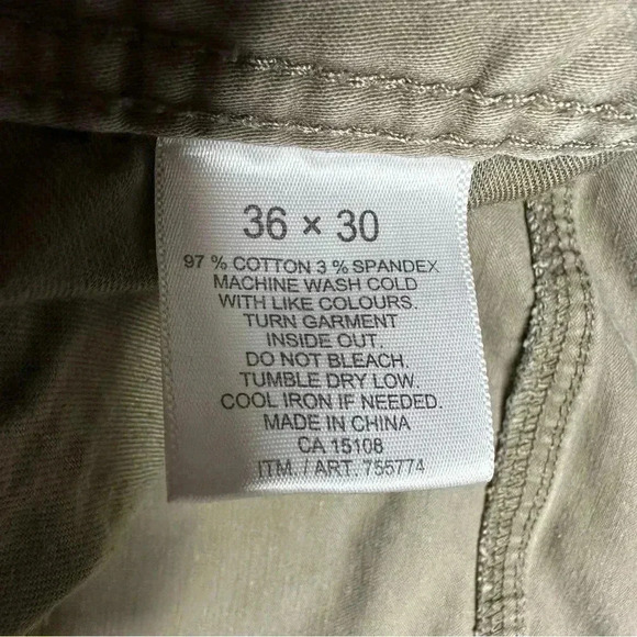 Kirkland Signature Chino Pants Tan Size 36X30 - Picture 7 of 16